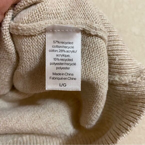 Eberjey Recycled Sweater Cropped Tank in Oat - Picture 6 of 6